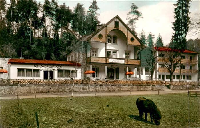 Marktschorgast Gasthof Grundmuehle Restaurant Cafe – Ansichtskarte Marktschorgast
