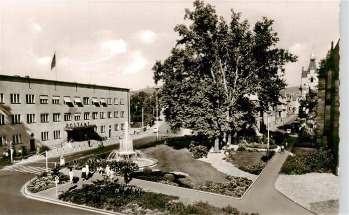 BAD KIssINGEN Postplatz – Ansichtskarte Bad Kissingen