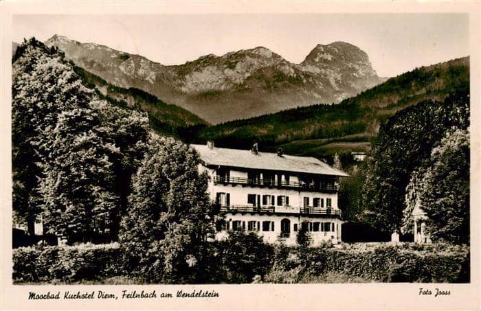 Feilnbach Moorbad Kurhotel Diem – Ansichtskarte