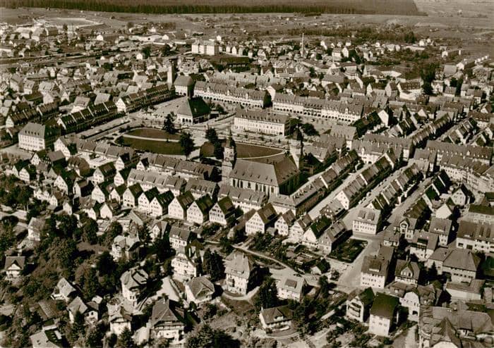 FREUDENSTADT BW Fliegeraufnahme – Ansichtskarte Freudenstadt