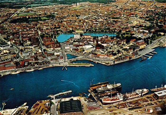 HAMBURG  CITY Fliegeraufnahme – Ansichtskarte Hamburg