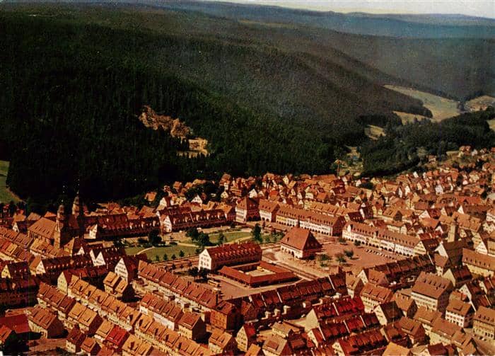 FREUDENSTADT BW Fliegeraufnahme – Ansichtskarte Freudenstadt