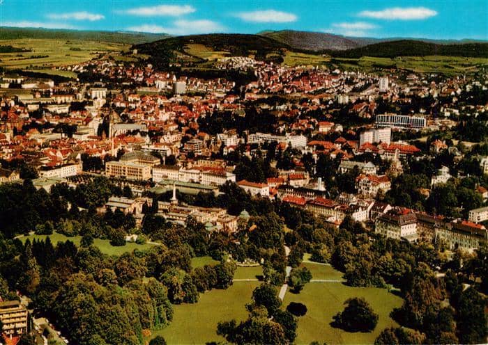 BAD KIssINGEN Fliegeraufnahme – Ansichtskarte Bad Kissingen