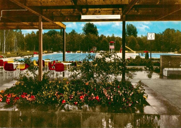 Twistringen Schwimmbad – Ansichtskarte Twistringen