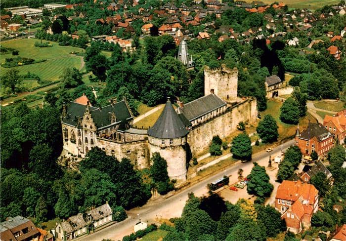 BAD BENTHEIM Schoss – Ansichtskarte Bad Bentheim