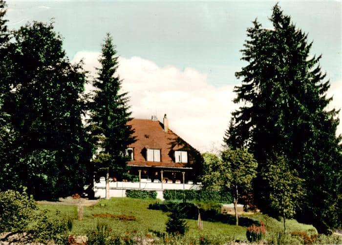St Blasien Haus Bergfrieden Christliches Kur- und Erholungsheim – Ansichtskarte St. Blasien