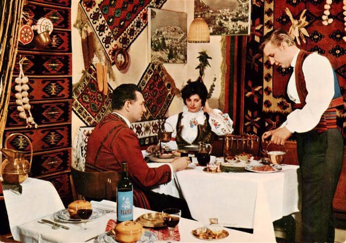 HAMBURG  CITY Weinrestaurant Balkan Grill – Ansichtskarte Hamburg