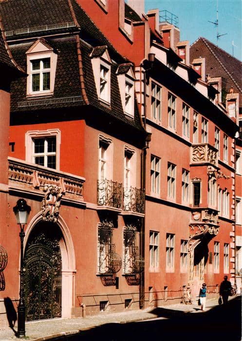 FREIBURG Breisgau Haus zum Walfisch Franziskanergasse – Ansichtskarte Freiburg im Breisgau