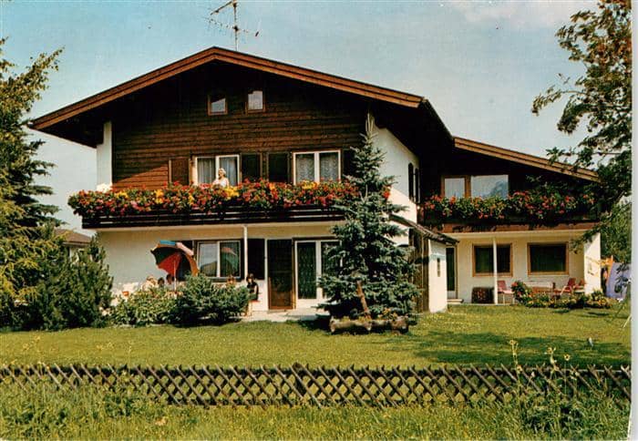 Inzell Traunstein Bayern Gaestehaus Linner Ferienwohnungen – Ansichtskarte Inzell