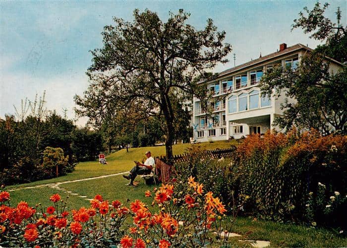 Groenenbach Bad Kurheim Dr Krautheim Am Schlossberg Park – Ansichtskarte Grönenbach
