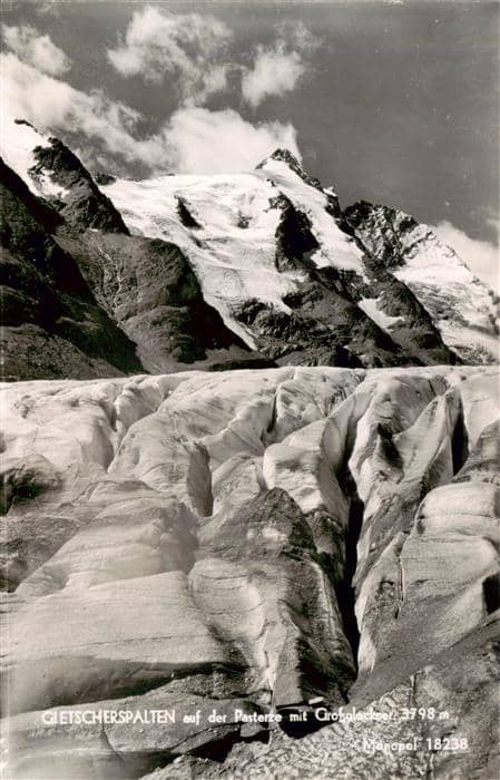 Gletscher Glacier Glaciar Gletscherspalten Pasterze Großglockner – Ansichtskarte
