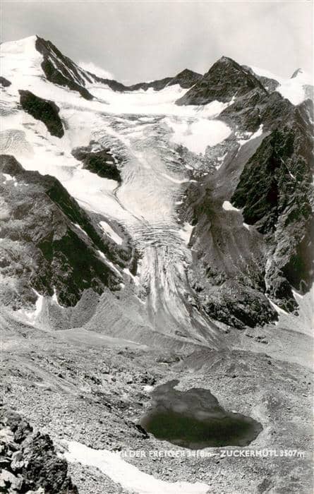 Gletscher Glacier Glaciar Vielder Ereiger Zuickerhütl – Ansichtskarte