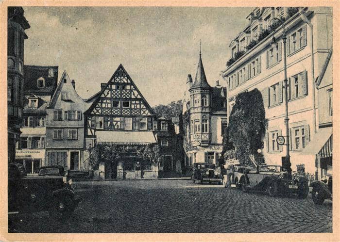 BAD KIssINGEN Marktplatz – Ansichtskarte Bad Kissingen