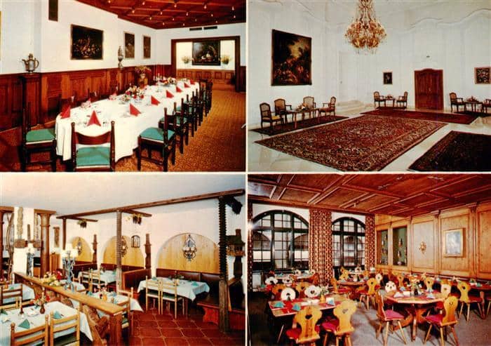Muenchen Bayern Restaurant Torggelstuben Gastraeume – Ansichtskarte München