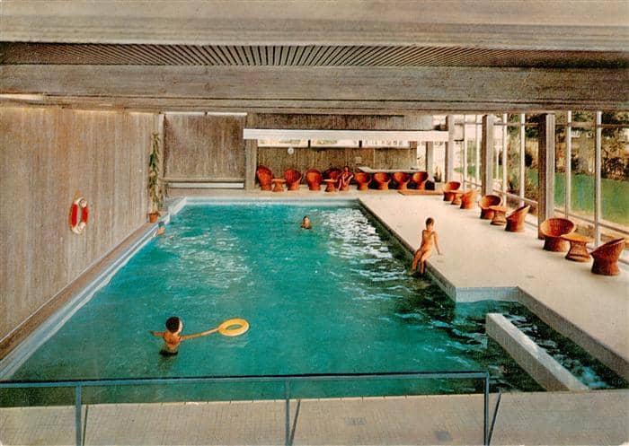 Hoechenschwand Schwarzwald BW Hallenbad Kurhaus und Sanatorium St Georg – Ansichtskarte Höchenschwand