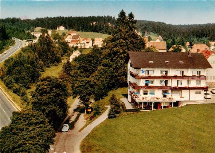 Kniebis Freudenstadt Cafe Guenter Hotel garni – Ansichtskarte Freudenstadt