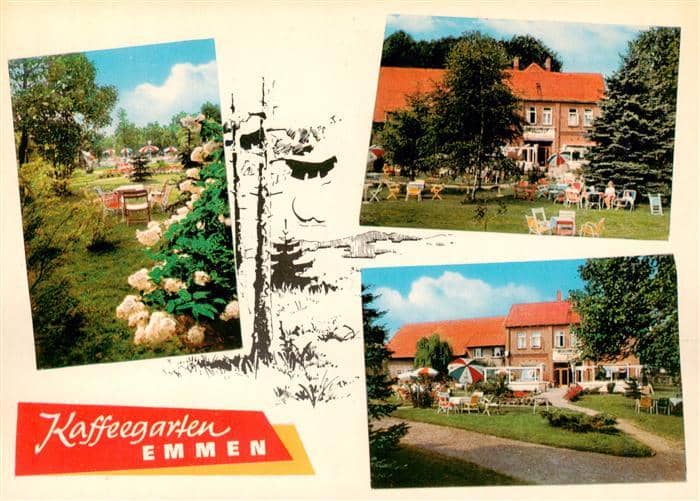 Emmen Hollenstedt Nordheide Park Kaffeegarten Emmen – Ansichtskarte Hollenstedt