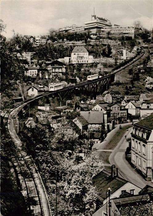 Loschwitz Dresden Elbe Standseilbahn und Luisenhof – Ansichtskarte Dresden Elbe