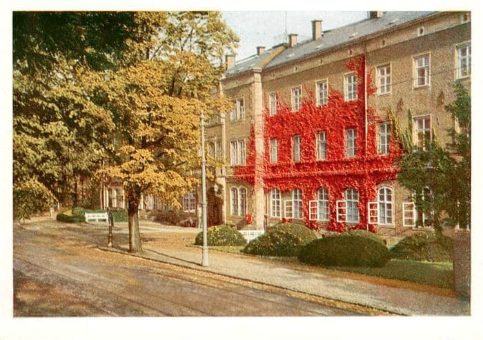 Meissen Elbe Sachsen Staatliche Porzellan Manufaktur Meissen VEB Verwaltungsgeba – Ansichtskarte Meißen