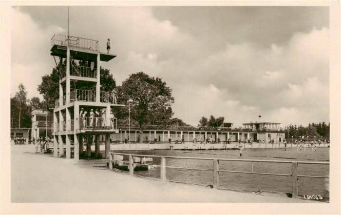 Grossschoenau Sachsen Waldstrandbad – Ansichtskarte Grossschönau Sachsen