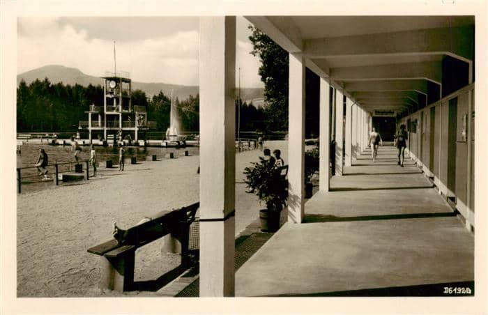 Grossschoenau Sachsen Waldstrandbad – Ansichtskarte Grossschönau Sachsen