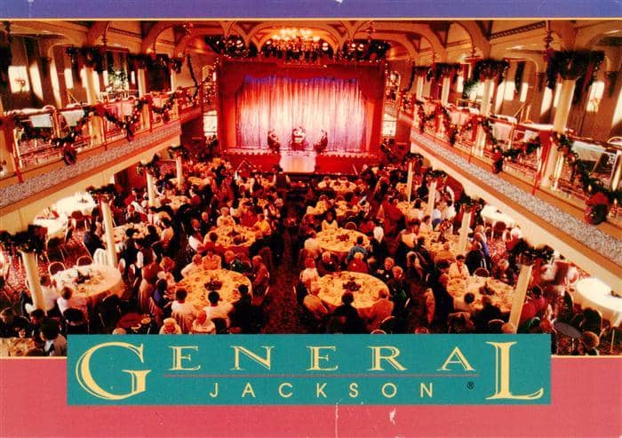 Nashville Tennessee General-Jackson Opryland Showboat Victorian-Theater Dinner S – Ansichtskarte Nashville