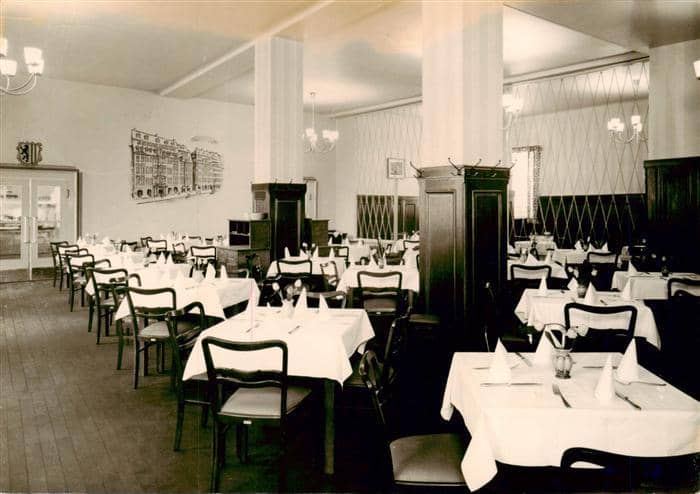 LEIPZIG Sachsen Sachsenhaus HO-Lehrgaststaette Katharinenstrasse Restaurant Spei – Ansichtskarte Leipzig