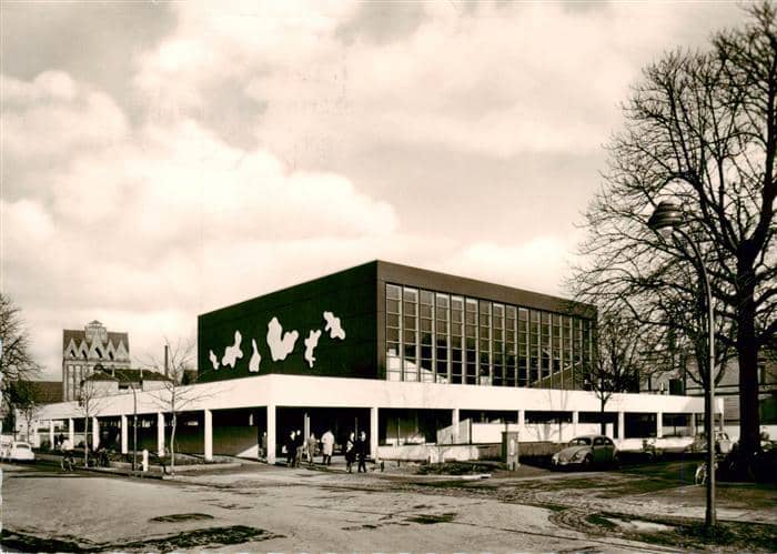 BRAUNSCHWEIG  Niedersachsen Technische-Hochschule Modernismus Glasfassade Univer – Ansichtskarte Braunschweig