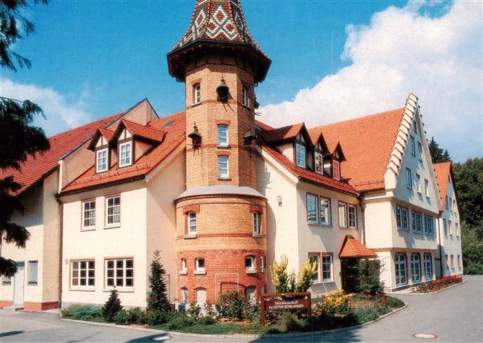Bonlanden Berkheim Tagungshaus Kloster-Bonlanden Kloster Turm Ziegelturm Giebel – Ansichtskarte Berkheim