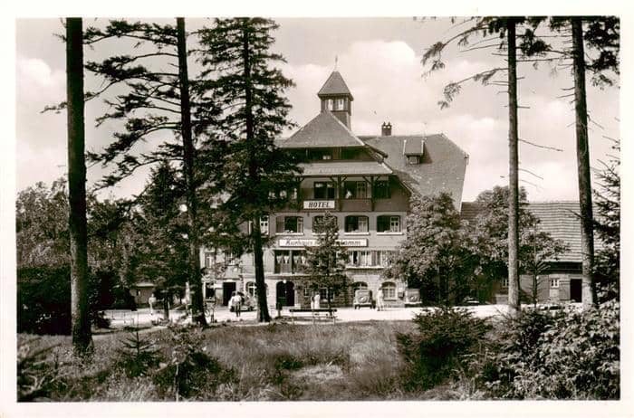 KNIEBIS Schwarzwald Freudenstadt BW Kurhotel-Lamm Wintersportplatz Hochschwarzwa – Ansichtskarte Freudenstadt