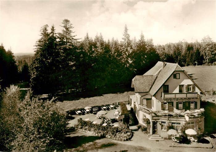 Zwieselberg Freudenstadt BW Hotel-Tannenhof Gaestehaus-Waldfrieden Schwarzwald W – Ansichtskarte Freudenstadt