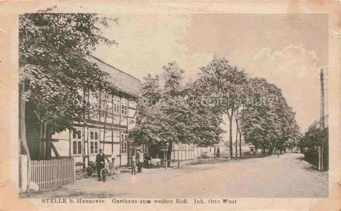 Stelle HANNOVER Gasthaus zum weissen Ross – Vorderseite