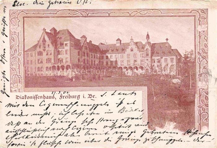 FREIBURG Breisgau BW Diakonissenhaus – Előlap