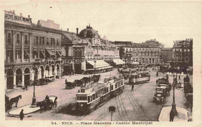STRAssENBAHN Tramway-- Nice Place Massena Casino Municipal – Μπροστινή όψη
