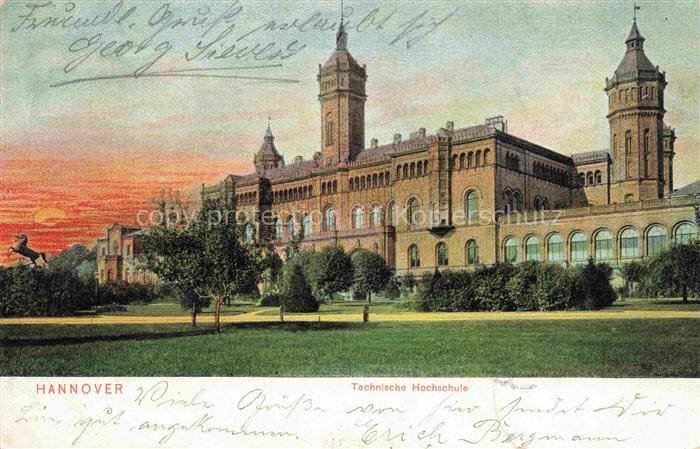 HANNOVER  CITY Technische Hochschule – Přední strana
