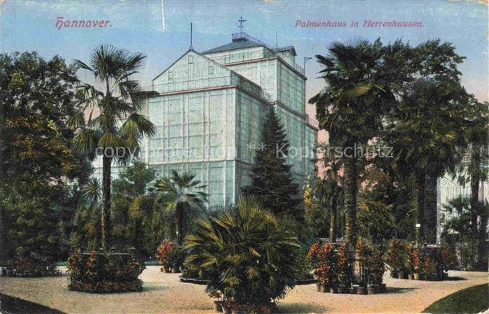HANNOVER  CITY Palmenhaus in Herrenhausen – Vorderseite