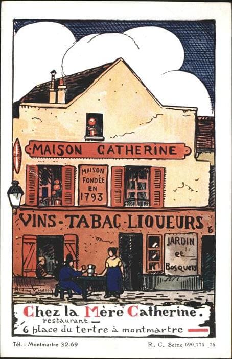 Montmartre Paris Chez la Mere Catherine – Μπροστινή όψη