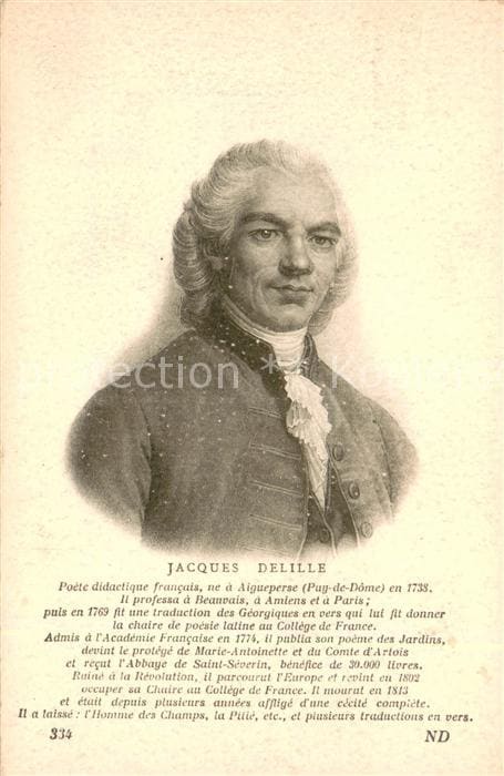 Persoenlichkeiten Jacques Delille – Vorderseite