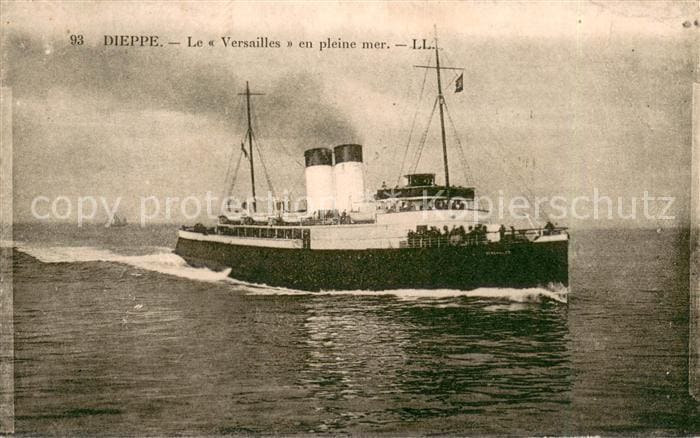 Dampfer Oceanliner Dippe – Vorderseite
