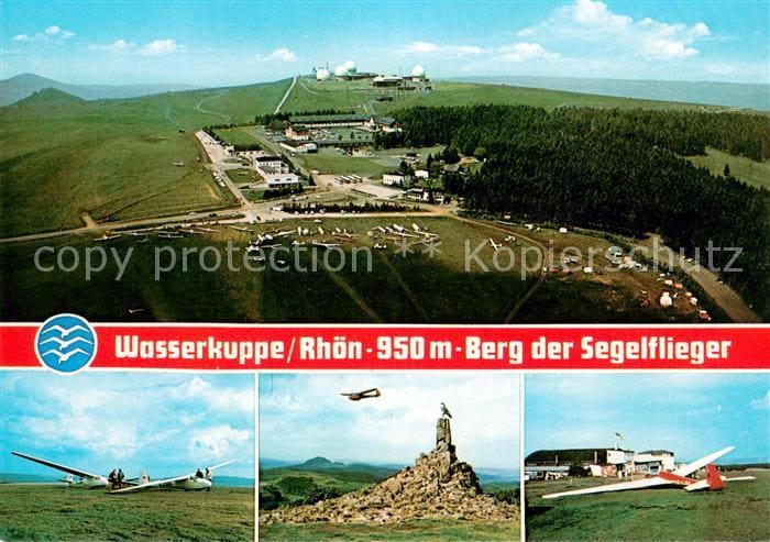 Flughafen Airport Aeroporto Rhoen – Vorderseite