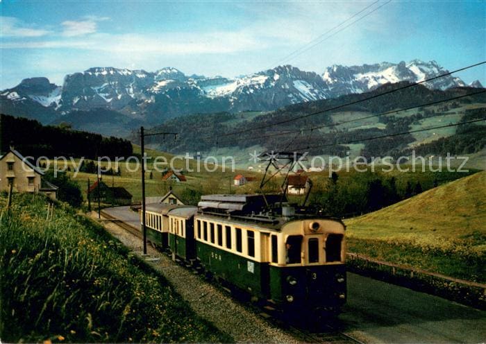 Eisenbahn St.Gallen Gais Appenzell Altstaetten Bahn – Vorderseite