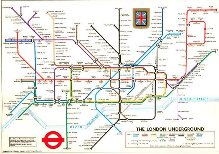 U-Bahn Subway Underground Metro Fahrplan – Vorderseite