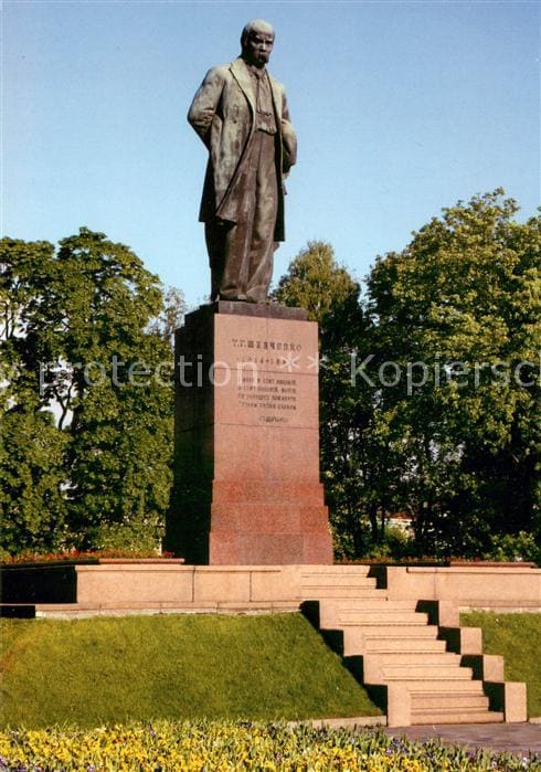Skulpturen Sculptures Sculpturi-- Tarass Chevtchenko – Vorderseite