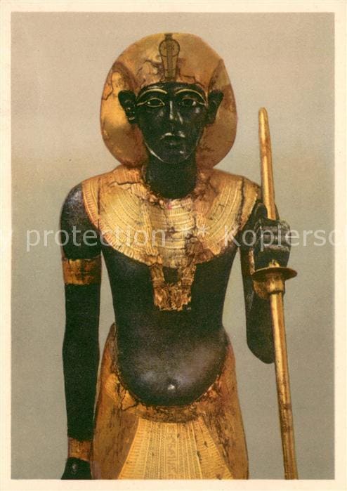 Skulpturen Sculptures Sculpturi-- Grabschatz des Koenigs Tutench-Amun – Vorderseite