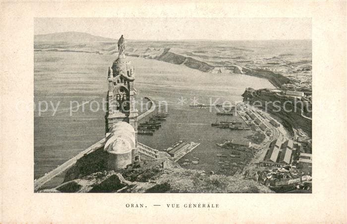 Oran Algerie Vue generale aerienne – Vorderseite