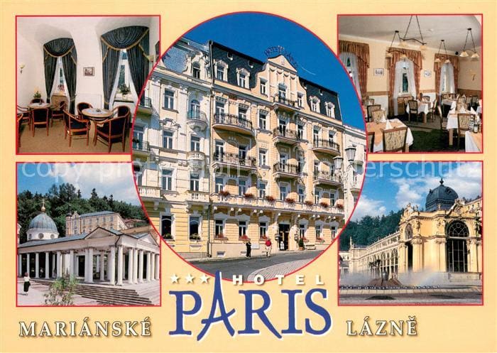 Marianske Lazne Hotel Paris Details – Vorderseite
