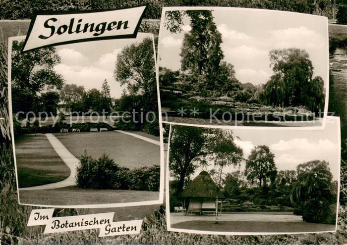 SOLINGEN NRW Botanischer Garten – Vorderseite