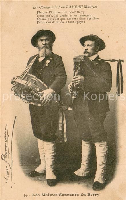 Musikinstrument Jean Rameau – Față