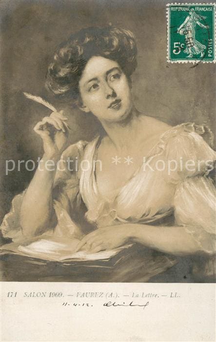 Verlag Salon de 1909 Nr. Faurez (A) – Vorderseite