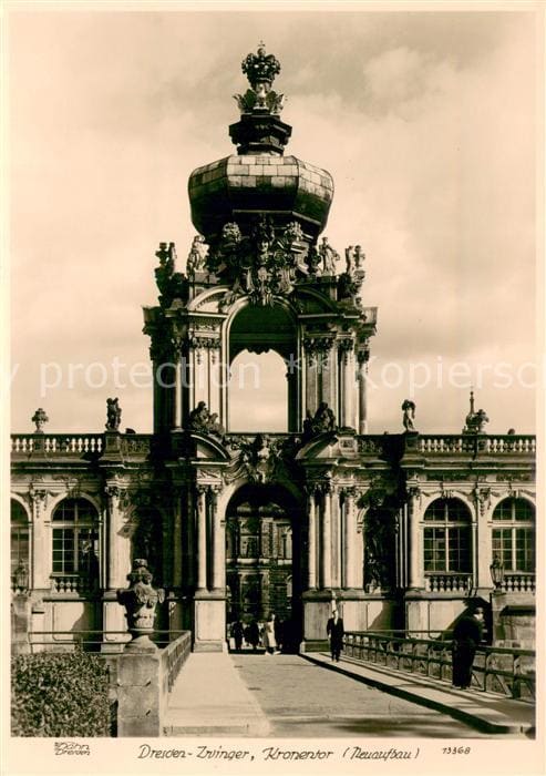 Foto Hahn Nr. NR.13368 Dresden-Zwinger Kronentor – Vorderseite